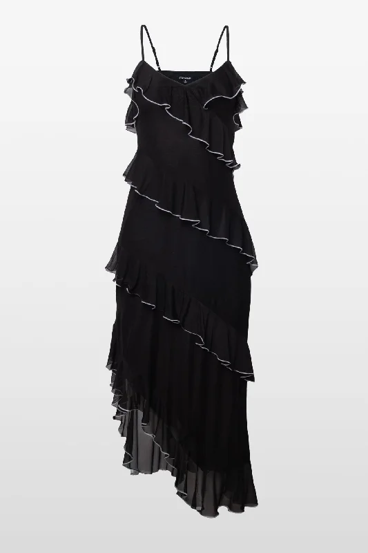 Steve Madden Aida Ruffle Dress Tunics Handmade artisanal