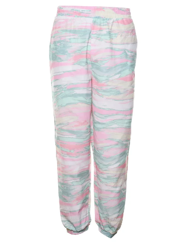 Adidas Patterned Track Pants - W28 L28 Cozy Knit Pants