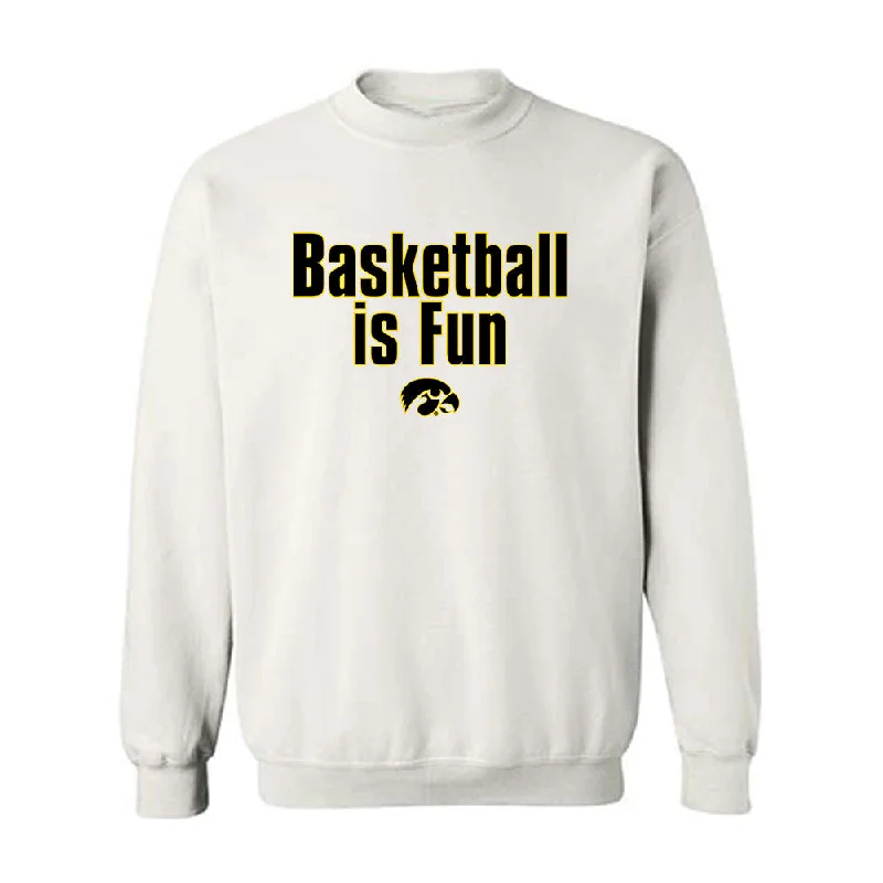 Iowa - NCAA Women's Basketball : Lucy Olsen - Crewneck Sweatshirt Hoodie with Hem Ribbing Snug Secure Iowa - NCAA Women's Basketball : Lucy Olsen - Crewneck Sweatshirt Hoodie with Hem Ribbing Snug Secure