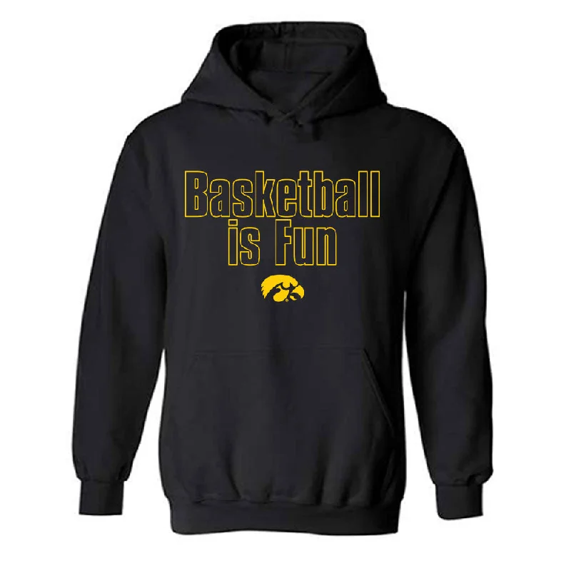 Iowa - NCAA Women's Basketball : Lucy Olsen - Hooded Sweatshirt Hoodie with Tied Waist Feminine Flattering Iowa - NCAA Women's Basketball : Lucy Olsen - Hooded Sweatshirt Hoodie with Tied Waist Feminine Flattering