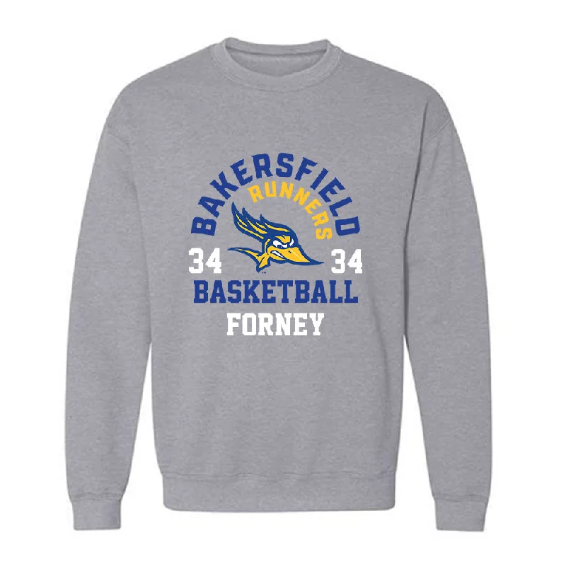CSU Bakersfield - NCAA Women's Basketball : Cheyenne Forney - Classic Fashion Shersey Crewneck Sweatshirt Hoodie with Slim Fit Tailored Modern