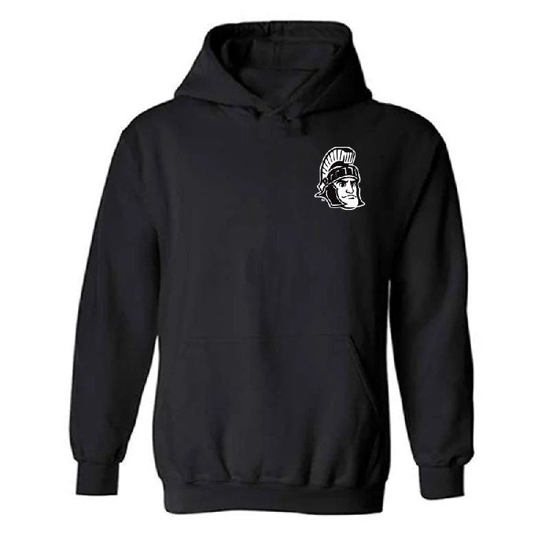 Michigan State - NCAA Women's Basketball : Emma Shumate - Hooded Sweatshirt Hoodie with Elastic Waist Stretchable Comfortable