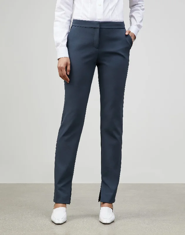 Acclaimed Stretch Waldorf Side Slit Slim Pant Cozy Fitted Pants