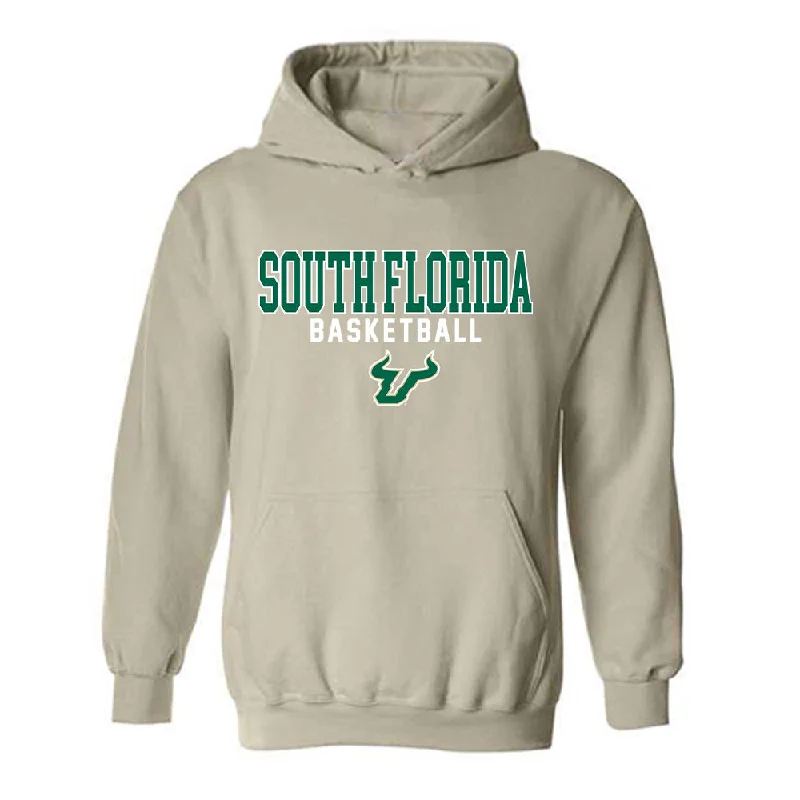 USF - NCAA Women's Basketball : Yana Karamfilova - Classic Shersey Hooded Sweatshirt Hoodie with Strings Custom Fit Adjustable