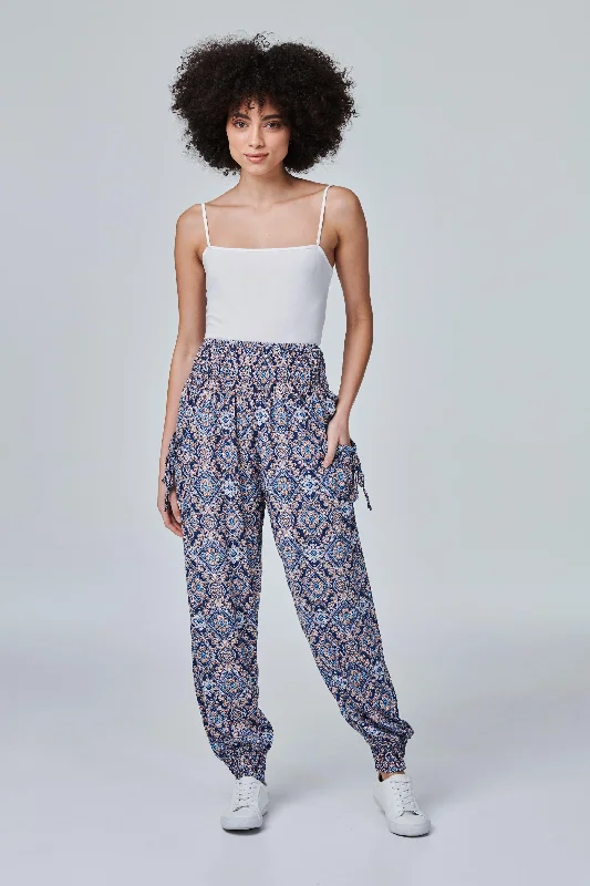 Mosaic Print Harem Pants Stylish Harem Pants