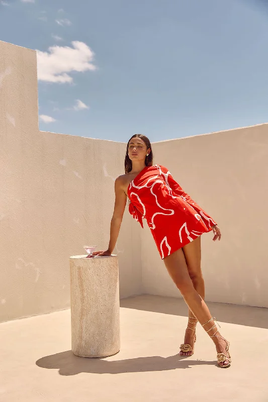 Ari Dress - Evoke Red Tunics Chinos classic