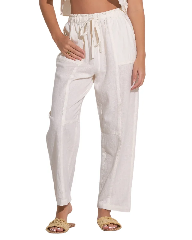 2025 Elan Drawstring Cover Up Pant - Li2345 Classic Straight-Leg Pants