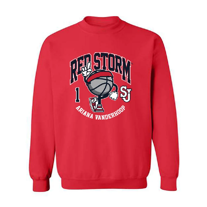 St. Johns - NCAA Women's Basketball : Ariana Vanderhoop - Fashion Shersey Crewneck Sweatshirt Graphic Hoodie Design Print