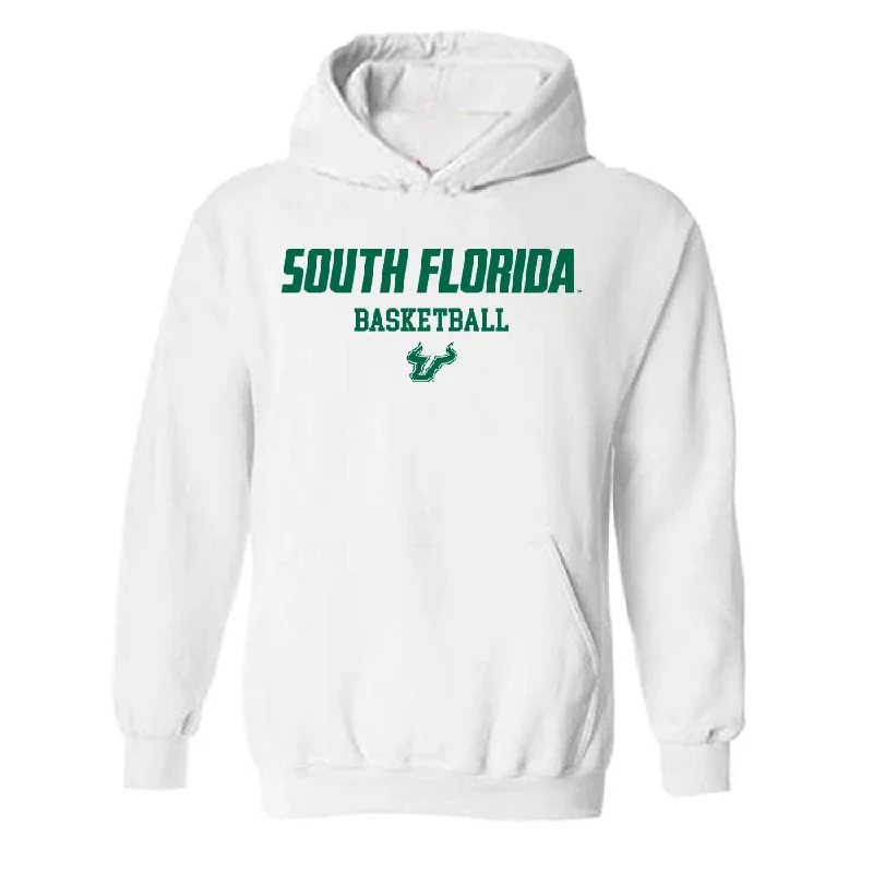 USF - NCAA Women's Basketball : Mama Dembele Traore - Classic Shersey Hooded Sweatshirt Hoodie with Ribbed Hem Stretchable Secure