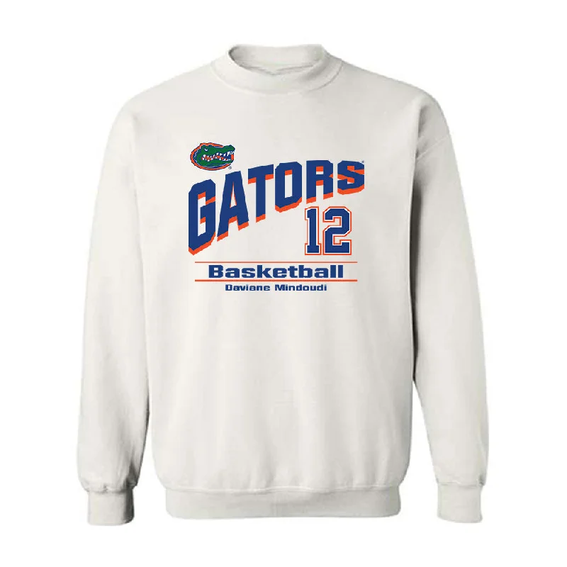 Florida - NCAA Women's Basketball : Daviane Mindoudi - Classic Shersey Crewneck Sweatshirt Hoodie with Frayed Bohemian Relaxed