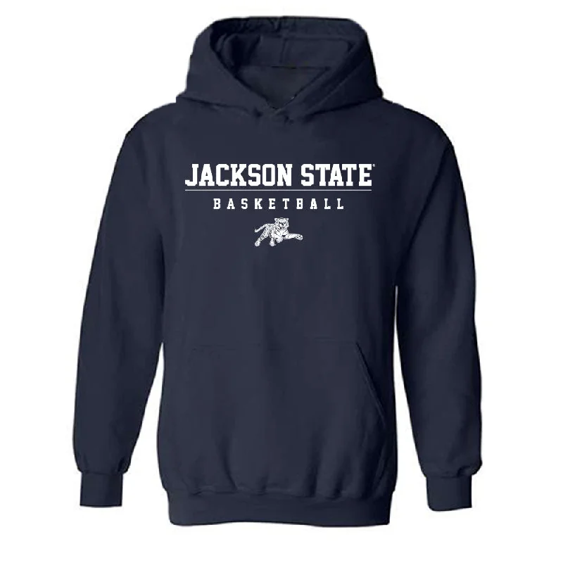 Jackson State - NCAA Women's Basketball : Diaka Berete - Classic Shersey Hooded Sweatshirt Hoodie with Sequins Glamorous Eye-catching