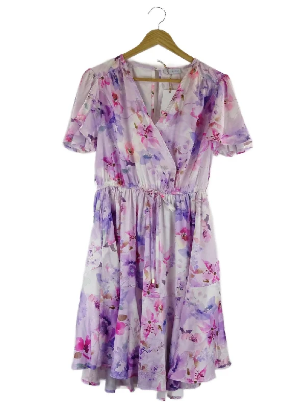 Little Party Dress Purple Floral Dress 10 Tunics Yoga stretchy