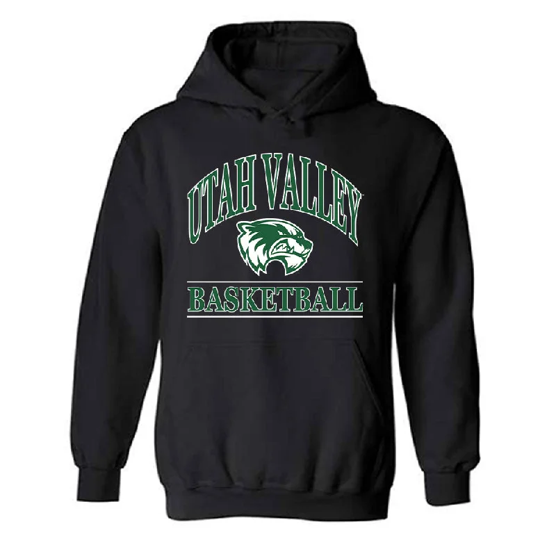 Utah Valley - NCAA Women's Basketball : Halle Nelson - Classic Fashion Shersey Hooded Sweatshirt Hoodie Jacket Zipper Layering