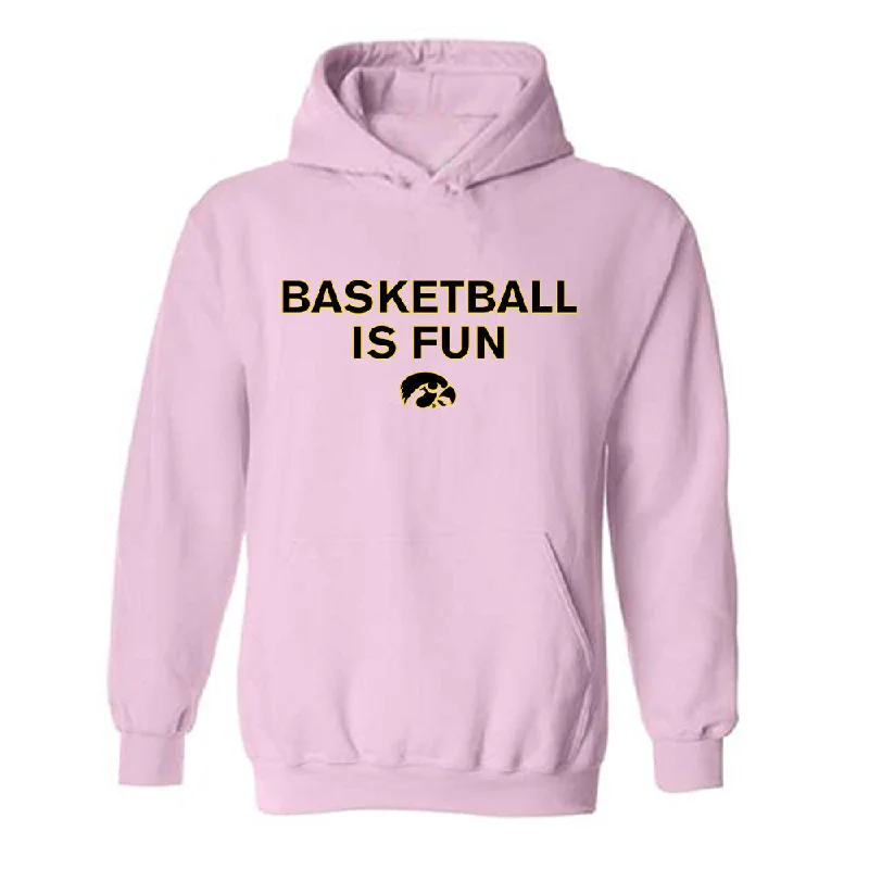 Iowa - NCAA Women's Basketball : Lucy Olsen - Hooded Sweatshirt Hoodie with Elastic Waist Stretchable Comfortable Iowa - NCAA Women's Basketball : Lucy Olsen - Hooded Sweatshirt Hoodie with Elastic Waist Stretchable Comfortable