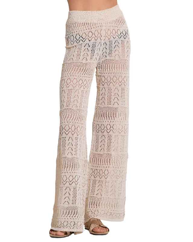 2025 Elan Crochet Cover Up Pant - Pcc2354 Casual Yoga Pants