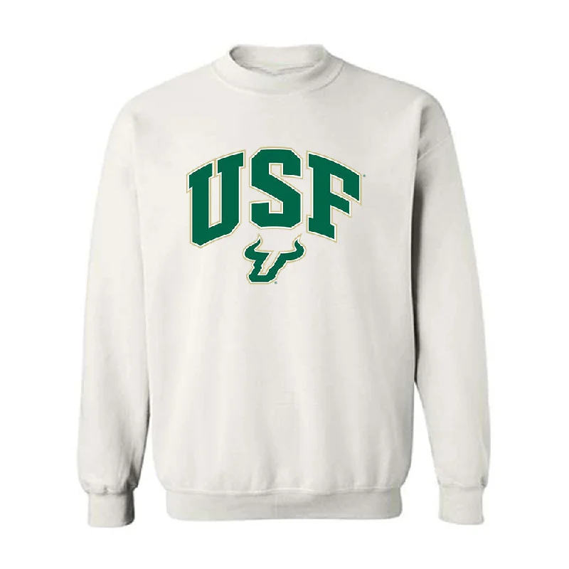 USF - NCAA Women's Basketball : Mama Dembele Traore - Classic Fashion Shersey Crewneck Sweatshirt Hoodie with Ribbed Cuffs Snug Fit Comfort