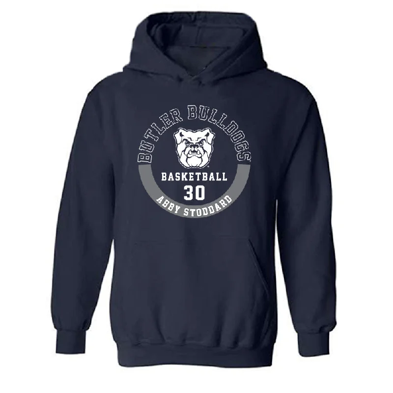 BU - NCAA Women's Basketball : Abby Stoddard - Generic Shersey Hooded Sweatshirt Hoodie with Patch Decorative Personalized