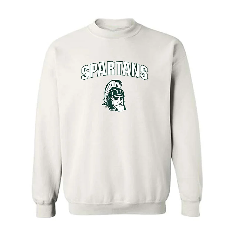 Michigan State - NCAA Women's Basketball : Nyla Hampton - Sports Shersey Crewneck Sweatshirt Hoodie with Back Slit Movement Comfort