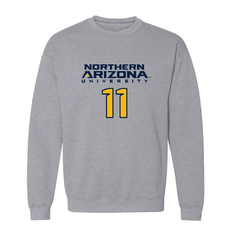 Northern Arizona - NCAA Women's Basketball : Audrey Taylor - Kiss My Axe V2 Classic Shersey Crewneck Sweatshirt Hoodie with Pastel Soft Subtle