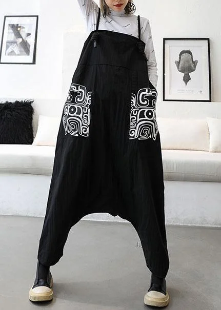 women 2025 new high waist carpenter pants casual loose harem pants Chic Capri Pants
