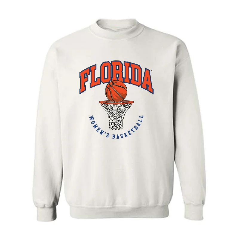 Florida - NCAA Women's Basketball : Daviane Mindoudi - Sports Shersey Crewneck Sweatshirt Hoodie with Emblem Brand Identity