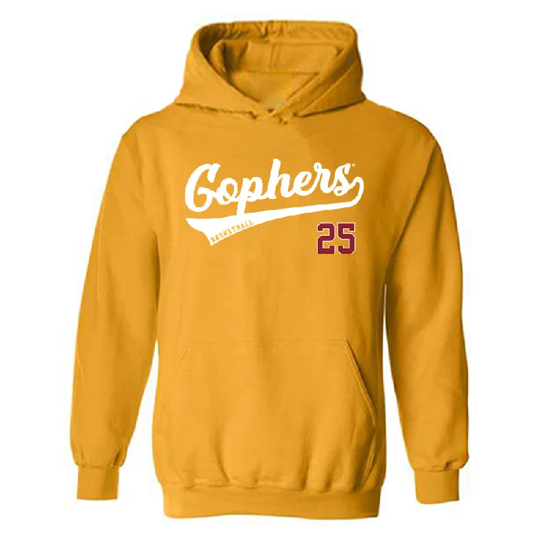 Minnesota - NCAA Women's Basketball : Grace Grocholski - Classic Shersey Hooded Sweatshirt Hoodie with Raglan Sleeves Sporty Comfortable