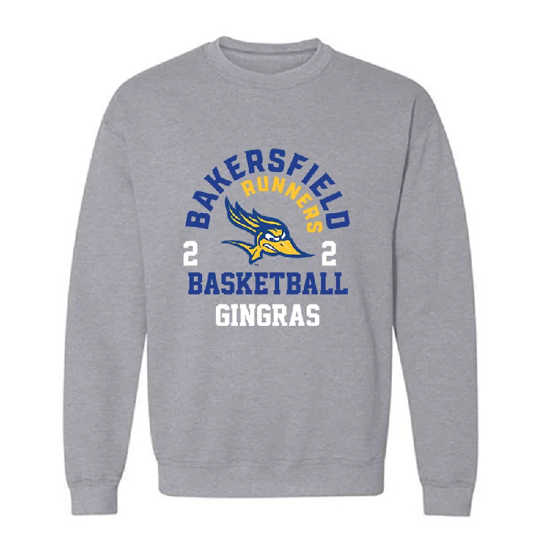 CSU Bakersfield - NCAA Women's Basketball : Caitlin Gingras - Classic Fashion Shersey Crewneck Sweatshirt Hoodie with Earth Tones Natural Calm