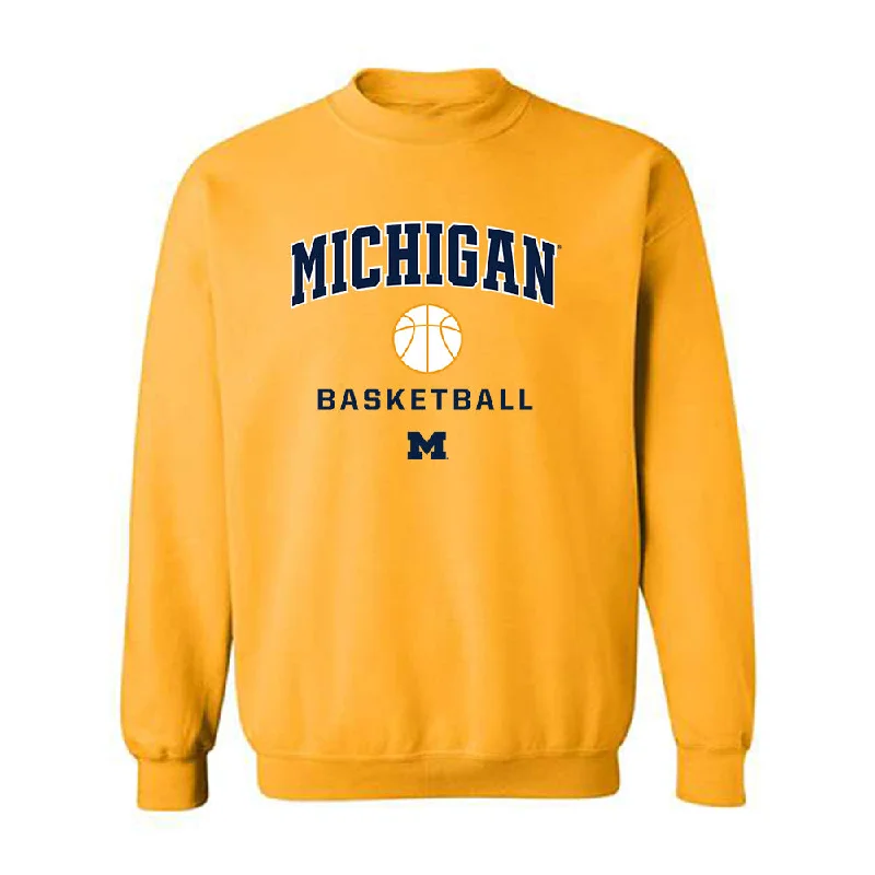 Michigan - NCAA Women's Basketball : Jordan Hobbs - Sports Shersey Crewneck Sweatshirt Hoodie with Cropped Fit Short Trendy