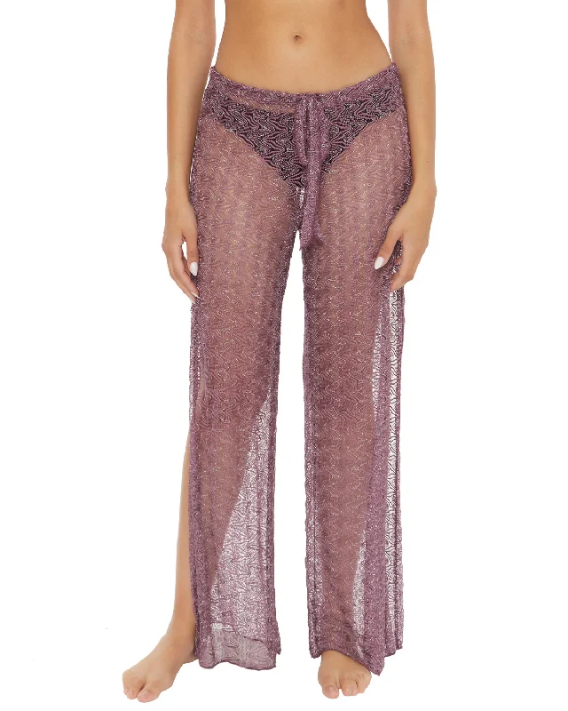 2024 Becca by Rebecca Virtue Riviera Crochet Pant - 5750471 Classic Bootcut Trousers