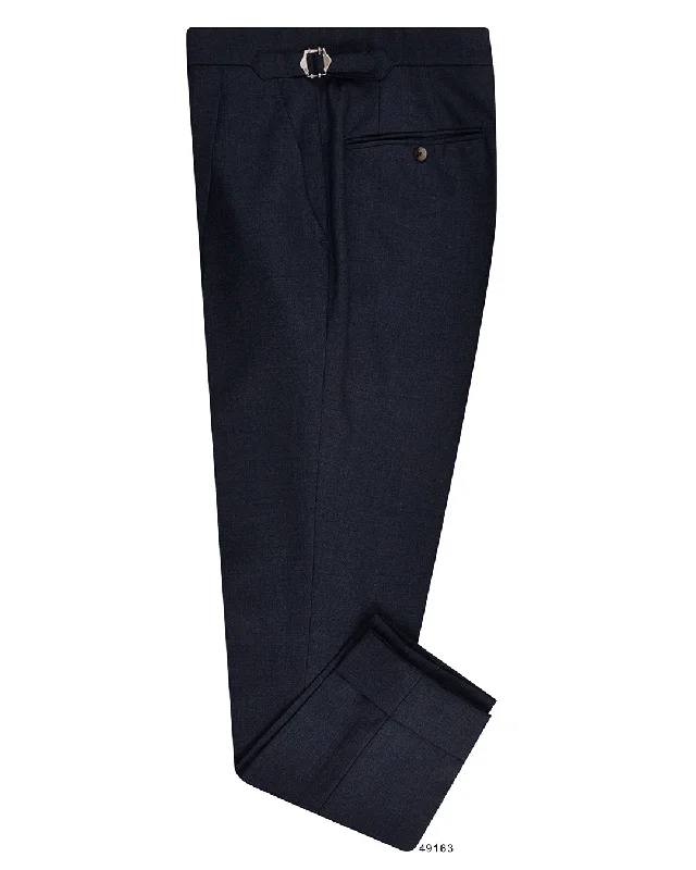 VBC - 4 Ply Tropical Wool: Dark Indigo Dress Pant Trendy Work Pants