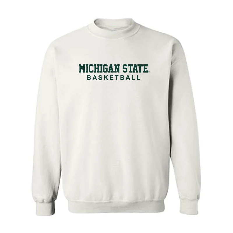 Michigan State - NCAA Women's Basketball : Emma Shumate - Classic Shersey Crewneck Sweatshirt Hoodie with Zipper Placket Modern Functional