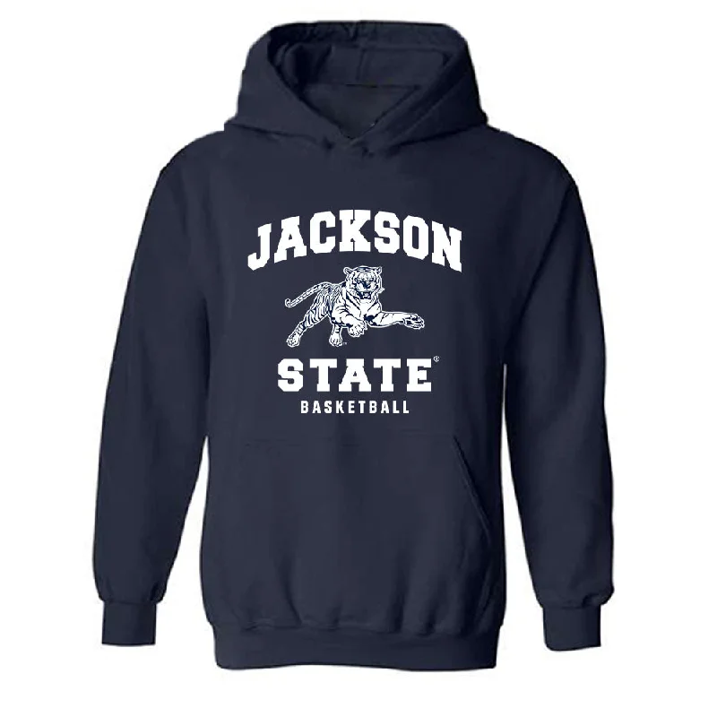 Jackson State - NCAA Women's Basketball : Tierney Kelsey - Hooded Sweatshirt Hoodie with Strings Custom Fit Adjustable