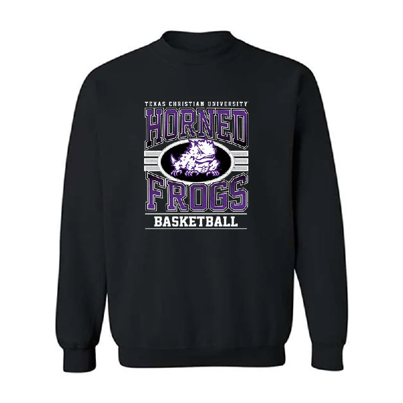 TCU - NCAA Women's Basketball : Ella Hamlin - Classic Fashion Shersey Crewneck Sweatshirt Hoodie with Hem Raw Edge Edgy Unfinished TCU - NCAA Women's Basketball : Ella Hamlin - Classic Fashion Shersey Crewneck Sweatshirt Hoodie with Hem Raw Edge Edgy Unfinished