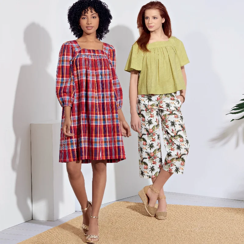 Simplicity Sewing Pattern S8926 Dress, Tops and Pants Casual Lounge Pants