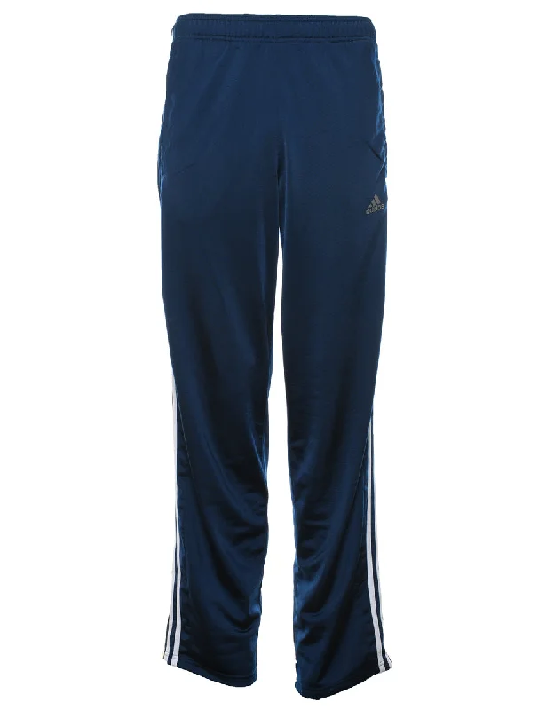 Adidas Navy Track Pants - W28 L33 Fashionable Jogger Pants