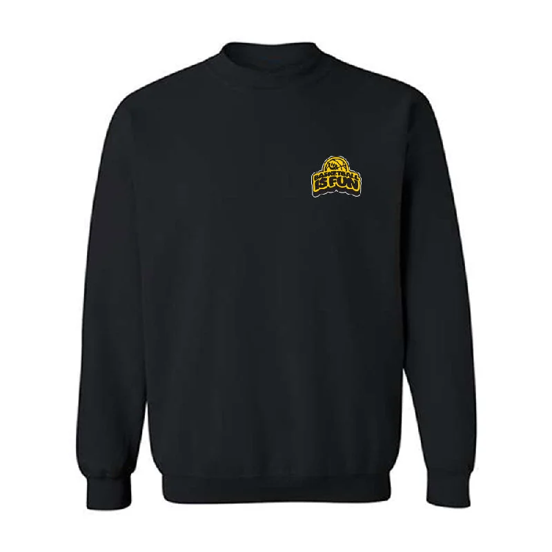 Iowa - NCAA Women's Basketball : Lucy Olsen - Crewneck Sweatshirt Hoodie with Snap Buttons Easy Quick Iowa - NCAA Women's Basketball : Lucy Olsen - Crewneck Sweatshirt Hoodie with Snap Buttons Easy Quick