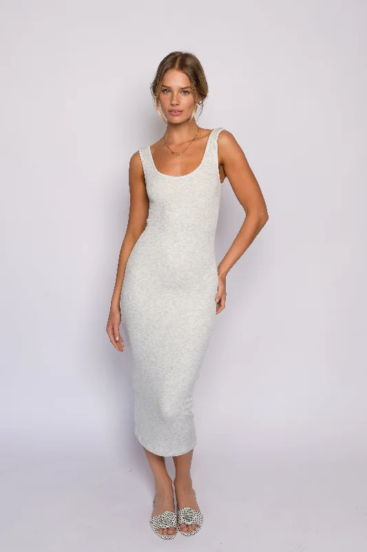 Alex Dress Baby Ribbed - Heather Grey Tunics Vintage classic