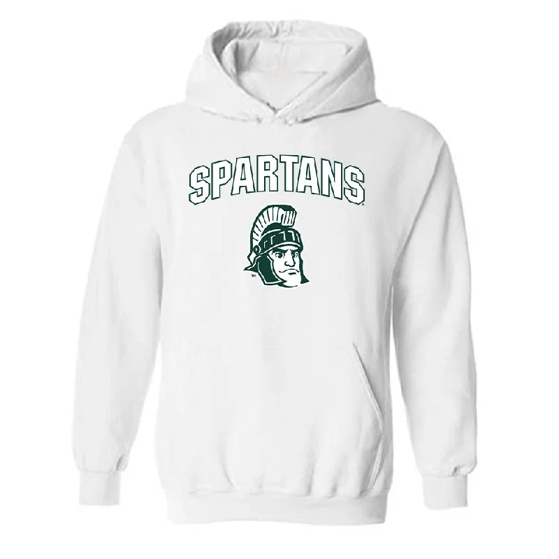 Michigan State - NCAA Women's Basketball : Nyla Hampton - Sports Shersey Hooded Sweatshirt Hoodie with Longline Fit Extended Stylish
