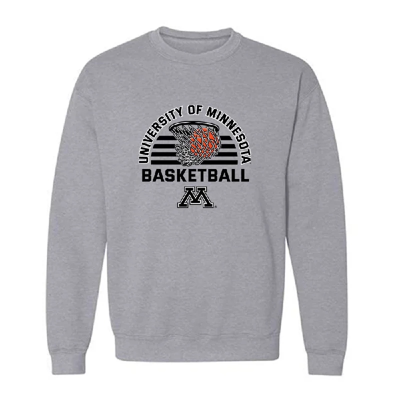 Minnesota - NCAA Women's Basketball : Grace Grocholski - Sports Shersey Crewneck Sweatshirt Hoodie with Button Placket Classic Preppy Minnesota - NCAA Women's Basketball : Grace Grocholski - Sports Shersey Crewneck Sweatshirt Hoodie with Button Placket Classic Preppy