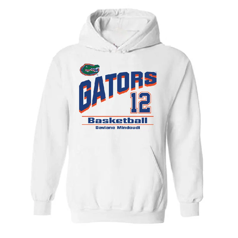 Florida - NCAA Women's Basketball : Daviane Mindoudi - Classic Shersey Hooded Sweatshirt Hoodie with Hem Detail Decorative Unique