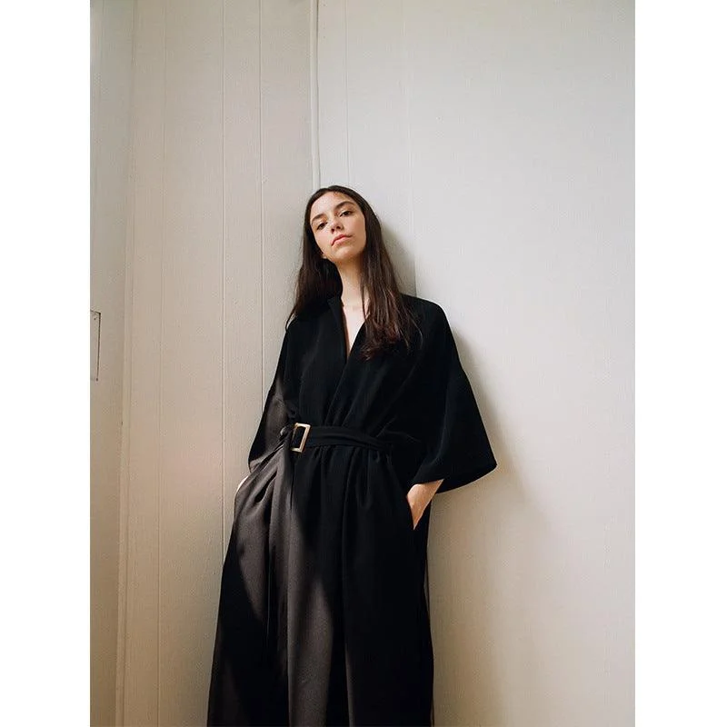 Lace waist mid-length dress Tunics New arrival