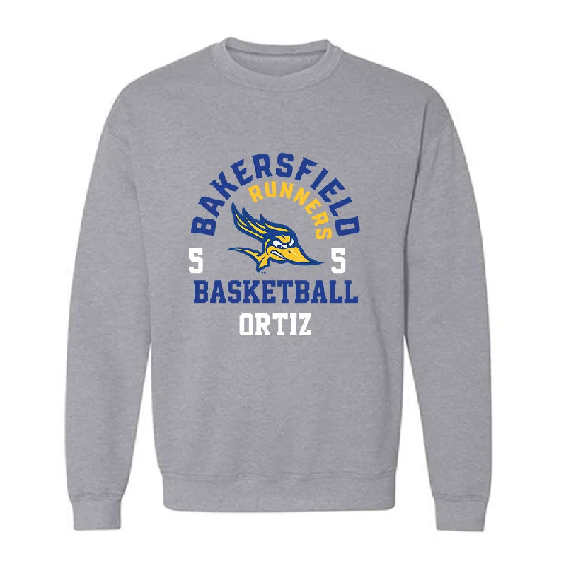 CSU Bakersfield - NCAA Women's Basketball : Nseije Ortiz - Classic Fashion Shersey Crewneck Sweatshirt Hoodie with Oversized Fit Loose Comfortable