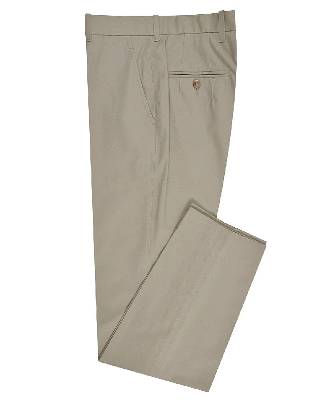 Soft Drab Cotton Dress Pant Comfortable Jogger Trousers