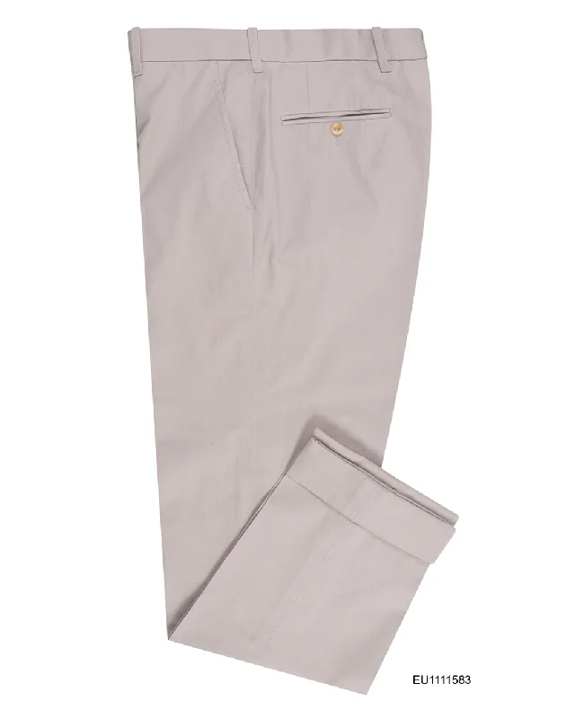 Sondrio: Washed Stone Twill Dress Pant Classic Stretch Pants