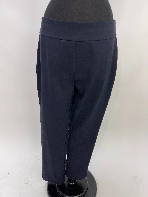 Navy Long Dress Pant Modern Skinny Pants