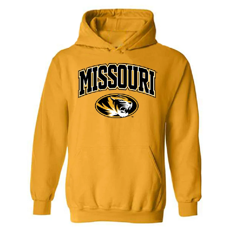 Missouri - NCAA Women's Basketball : Tilda Sjokvist - Generic Shersey Hooded Sweatshirt Hoodie with Contrast Stitching Detailed Premium