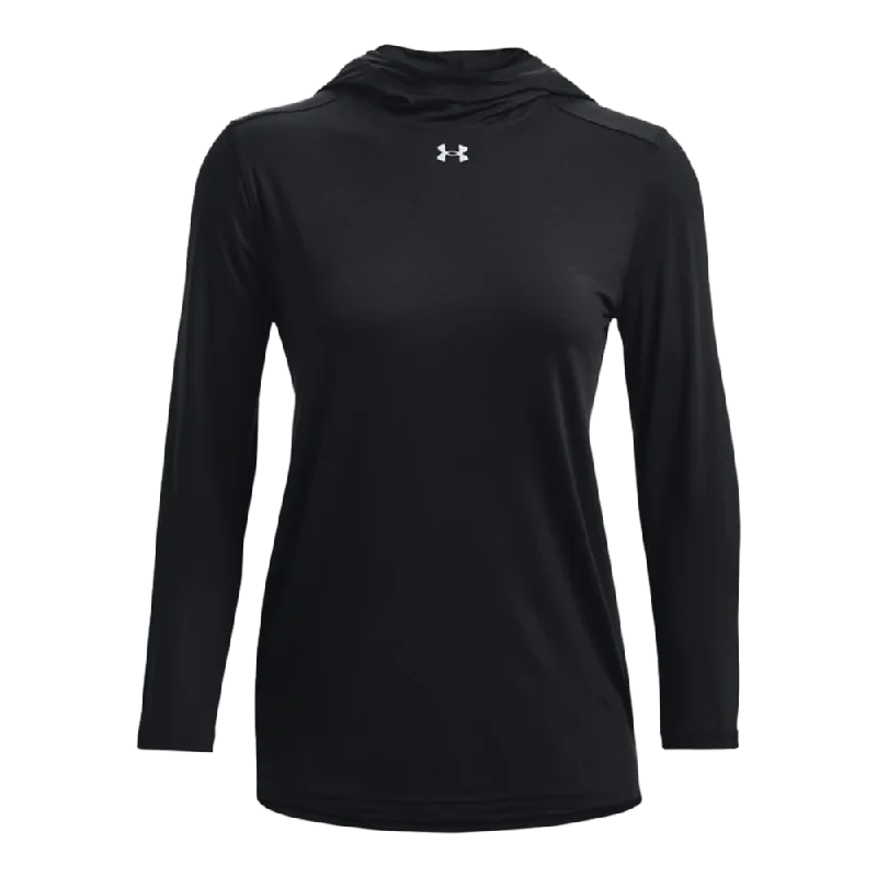 UA Women's Knockout Team Hoodie Hoodie with Hem Patch Decorative Personalized