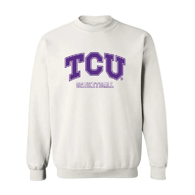 TCU - NCAA Women's Basketball : Ella Hamlin - Classic Shersey Crewneck Sweatshirt Hoodie with Hem Contrast Bold Stylish TCU - NCAA Women's Basketball : Ella Hamlin - Classic Shersey Crewneck Sweatshirt Hoodie with Hem Contrast Bold Stylish