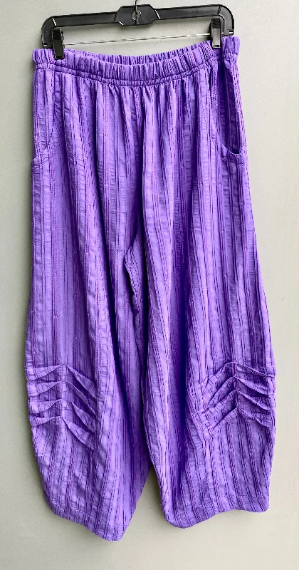 Multi Fold Pant Fashionable Button-Up Pants
