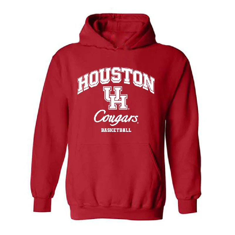 Houston - NCAA Women's Basketball : Eylia Love - Classic Shersey Hooded Sweatshirt Hoodie with Hem Detail Decorative Unique